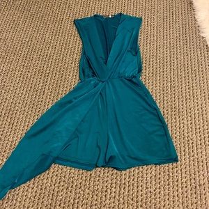 Boohoo turquoise romper